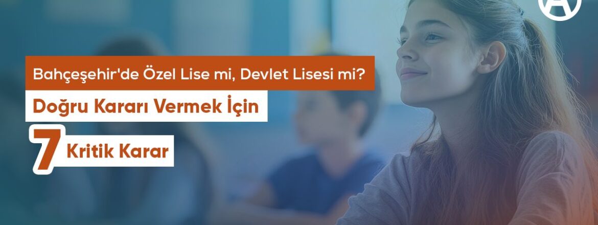 Bahçeşehir özel lise avantajları